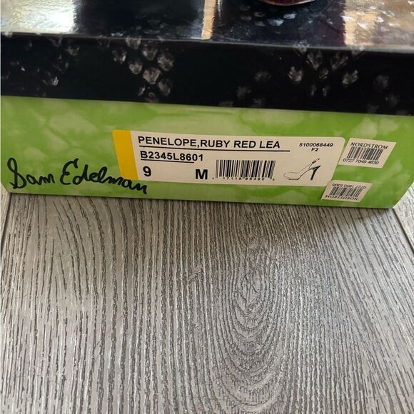 Sam Edelman Penelope ruby red Lea high heels used - Picture 9 of 9